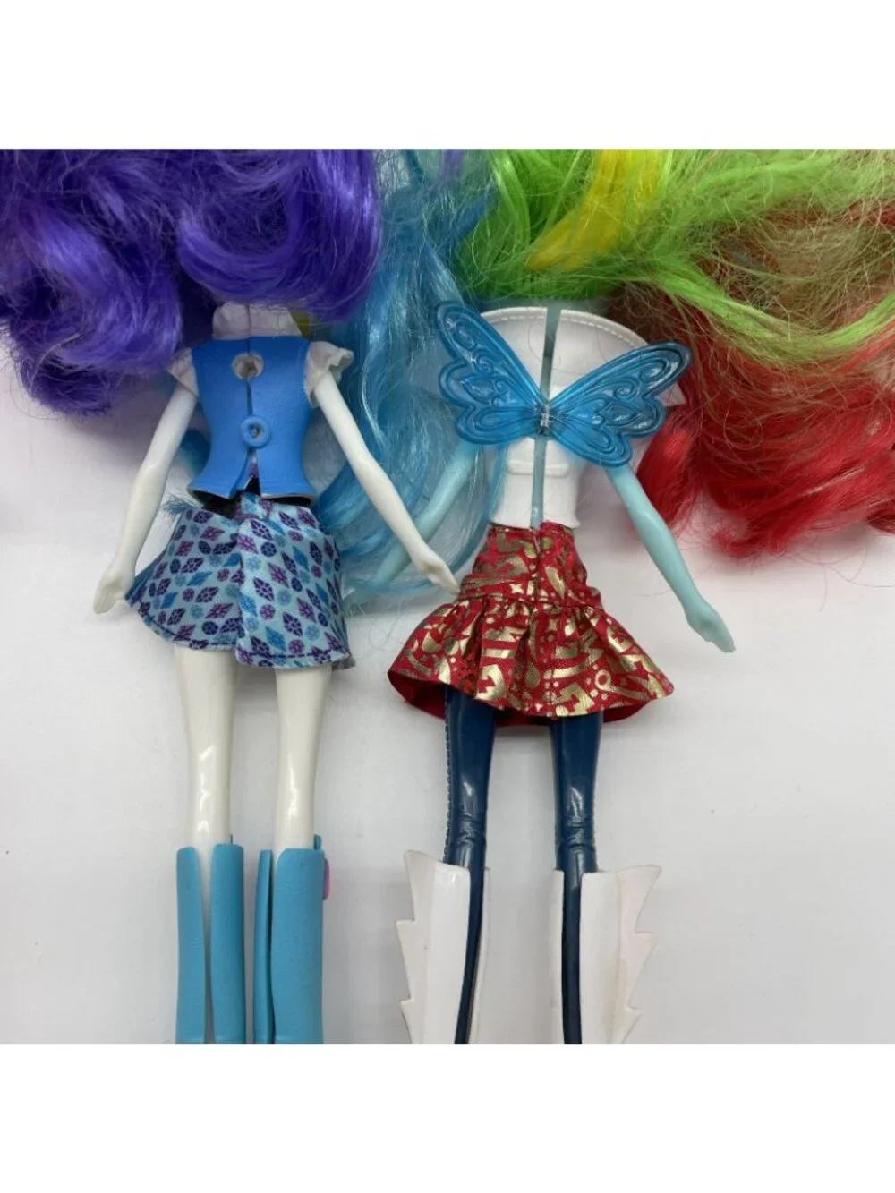 4 MLP Equestrian Girls 9” Rainbow Dash Rarity 2 Pinkie Pie Clothes Boots